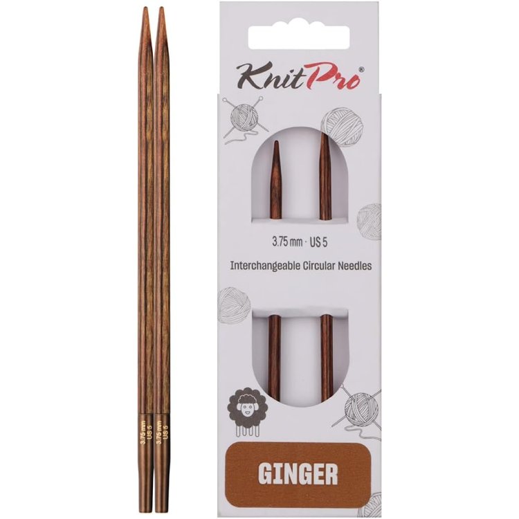 31224 Спицы съемные короткие Ginger KnitPro, 3.75 мм - 1