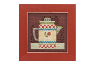 вышивка гладью DM301611 Кофейник. Набор для вышивки в смешанной технике Mill Hill