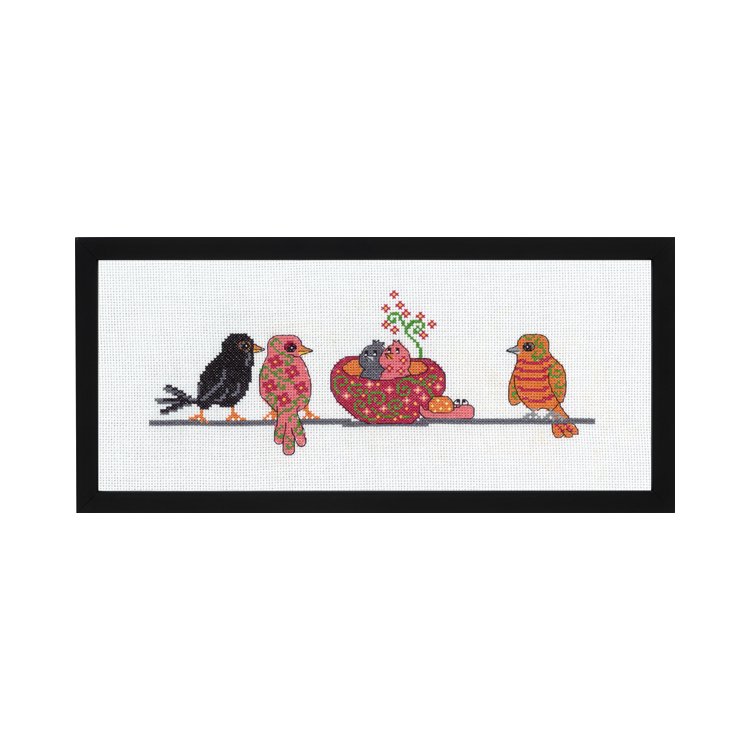 92-7349 Гніздо. Набір для вишивання хрестом PERMIN - 1