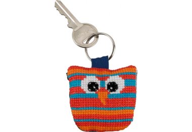  11-6112 Брелок Сова. Набір для вишивання хрестом PERMIN