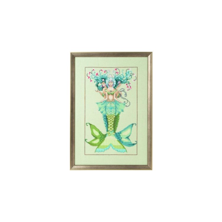 MD178 The Three Mermaids//Три русалки. Схема для вишивання хрестом на папері Mirabilia Designs - 1