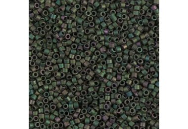  DB-327 Бісер Miyuki Delica Beads 11/0 (матовий райдужний чорний)