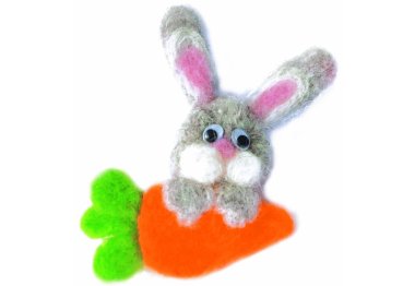  В-02 Любитель морквини Набір для валяння іграшки Чарівна Мить