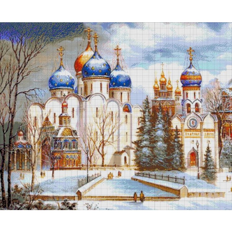 42-4118-НТ Троице-Сергиева Лавра. Набор Для вышивки бисером ТМ Токарева А. - 1