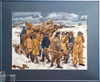 70-1495 Рятувальний човен. Набір для вишивання хрестом PERMIN - 1