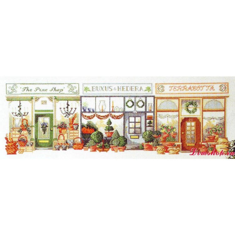 70-1430 Магазини. Набір для вишивання хрестом PERMIN - 1 70-1430 Магазини. Набір для вишивання хрестом PERMIN - 1