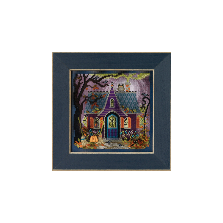 MH142324 Котедж з привидами. Набір для вишивки в змішаній техниці Mill Hill - 1