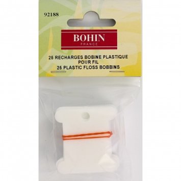 92188 25 пластикових бобінок Bohin - 1