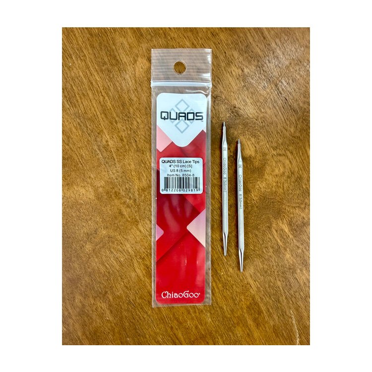 Спицы съемные QUADS 10см 8мм арт. 8504-11 ChiaoGoo - 1