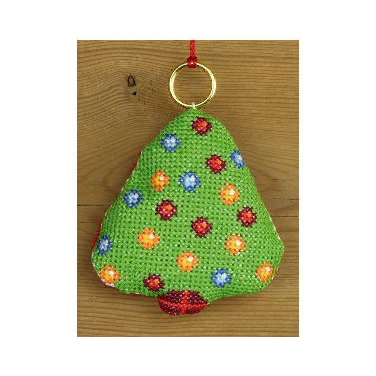 01-6259 Різдвяне дерево. Набір для вишивання хрестом PERMIN - 1