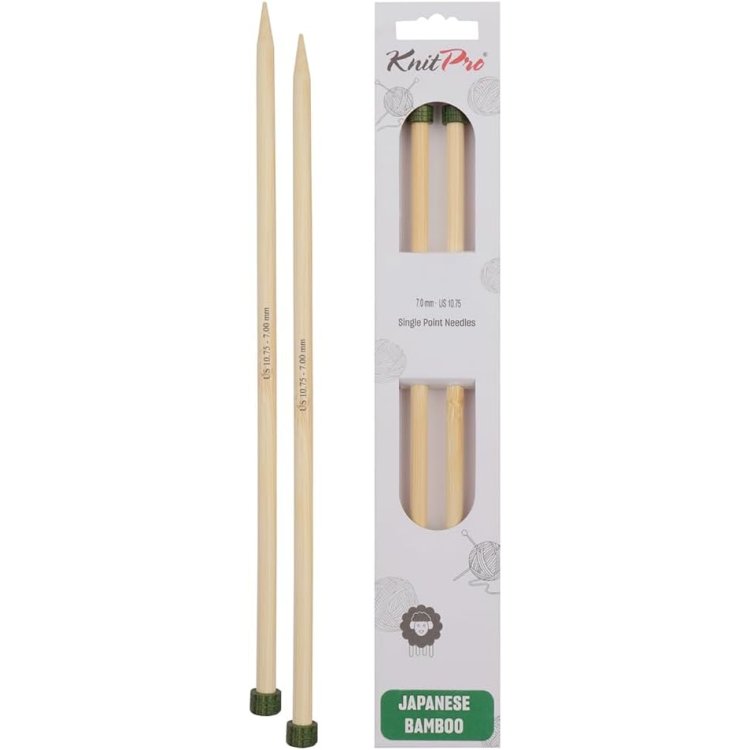 22313 Спицы прямые Bamboo KnitPro, 25 см, 7.00 мм - 1 22313 Спицы прямые Bamboo KnitPro, 25 см, 7.00 мм - 1