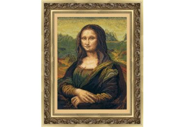  №240  По мотивам Леонардо да Винчи Мона Лиза Набор для вышивания крестом