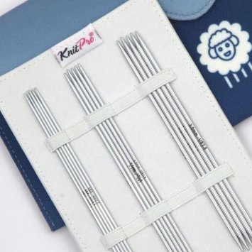 10627 Набір шкарпеткових спиць для починаючих Starter Nova Metal KnitPro 15 см - 2