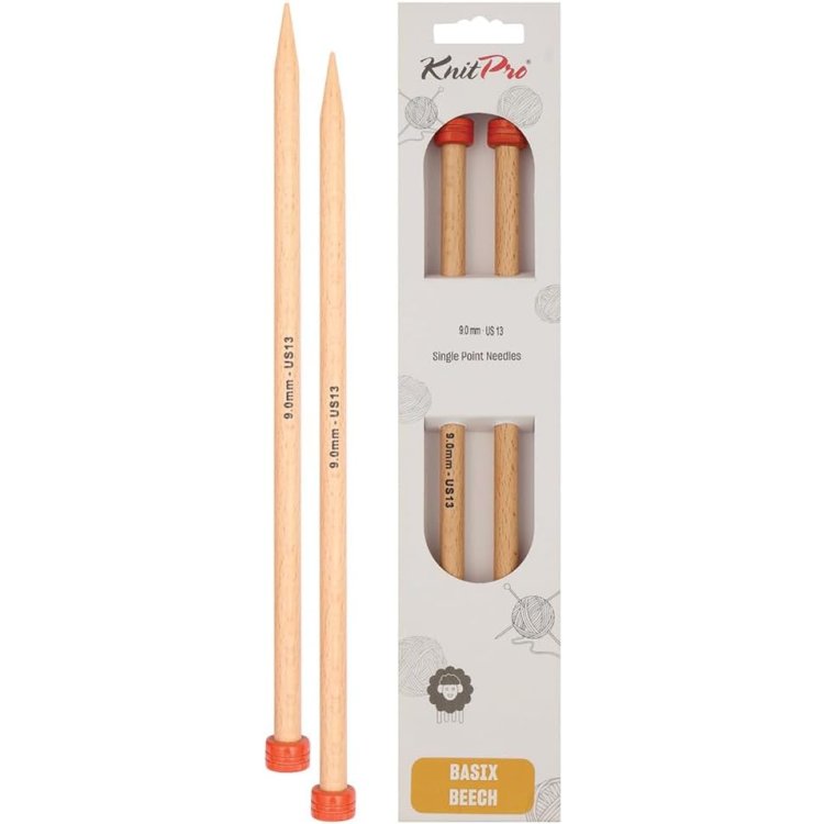 35266 Спиці прямі Basix KnitPro, 35 см, 9.00 мм - 1