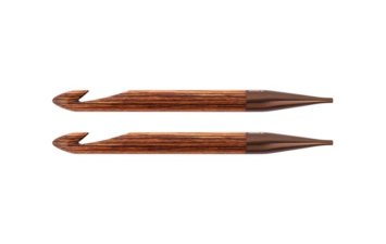 Крючок односторонний тунисский съемный деревянный Ginger KnitPro - 1
