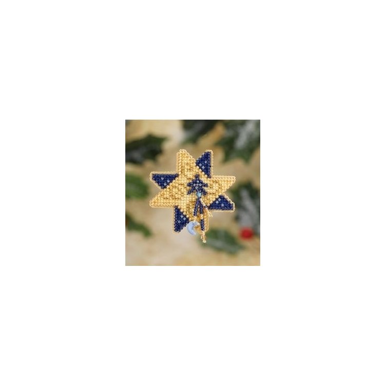 MH187305 Сияющая звезда. Набор для вышивки в смешанной технике Mill Hill - 1