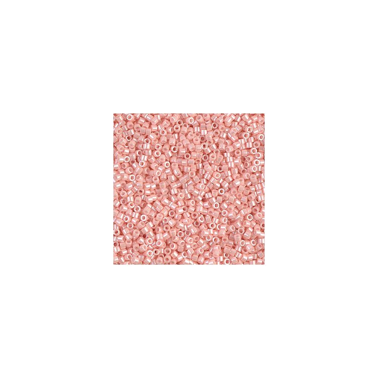 DB-1533-1 Бісер Miyuki Delica Beads 11/0 (перлиновий, персиковий) - 1