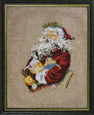 12-0205 Санта Клаус. Набір для вишивання хрестом PERMIN - 1